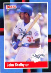 1988 Donruss Baseball Cards    352     John Shelby